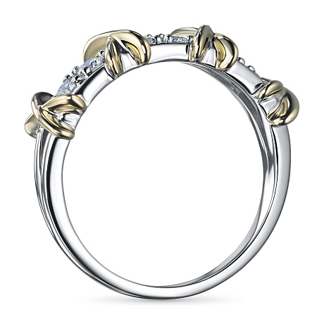 Кольцо из комбинированного золота