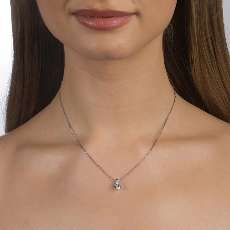 Подвеска из белого золота