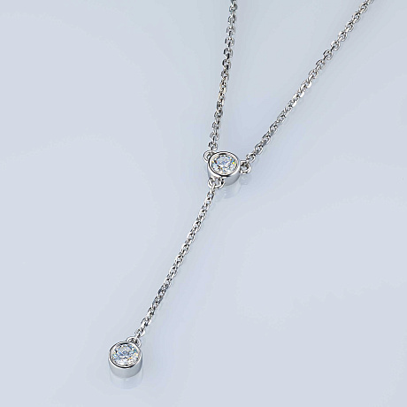 Колье из серебра