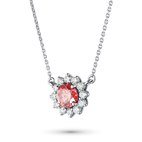 Колье из белого золота