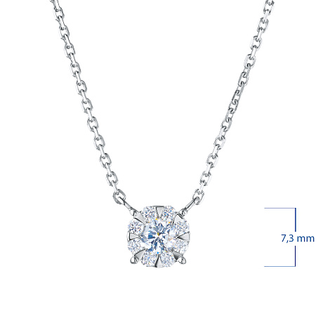 Колье из серебра