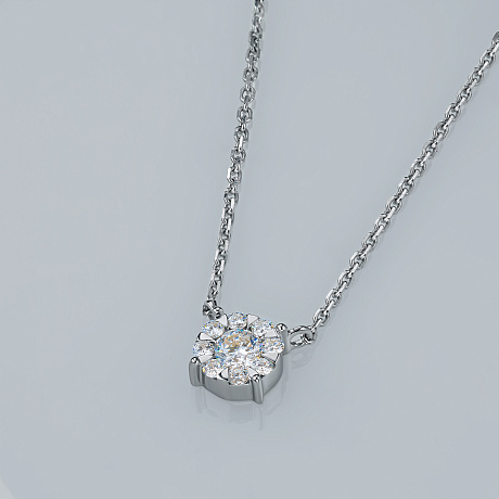 Колье из серебра