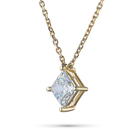 Колье из желтого золота