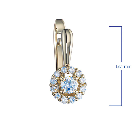 Серьги из желтого золота