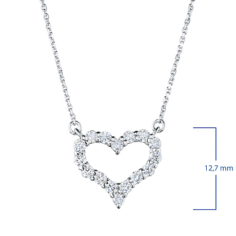 Колье из комбинированного золота с бриллиантами