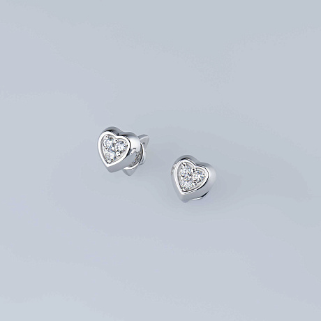 Пусеты из серебра