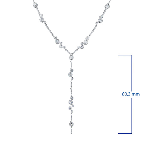 Колье из белого золота