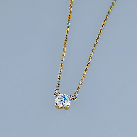 Колье из желтого золота