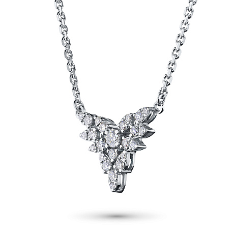 Колье из белого золота