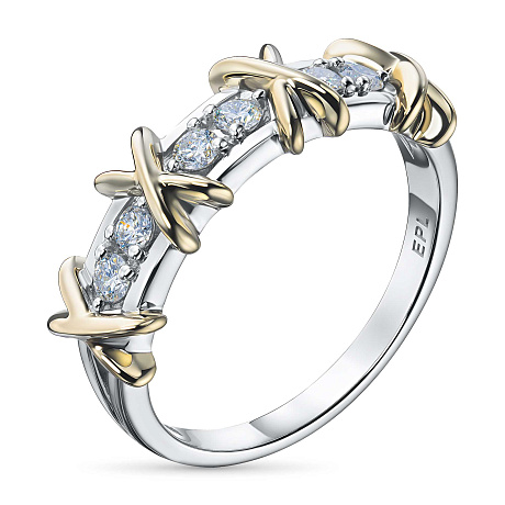 Кольцо из комбинированного золота