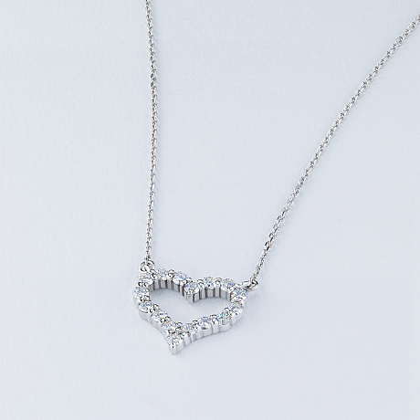 Колье из белого золота