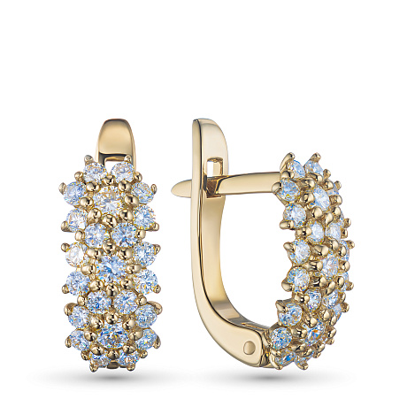 Серьги из желтого золота