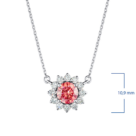 Колье из белого золота